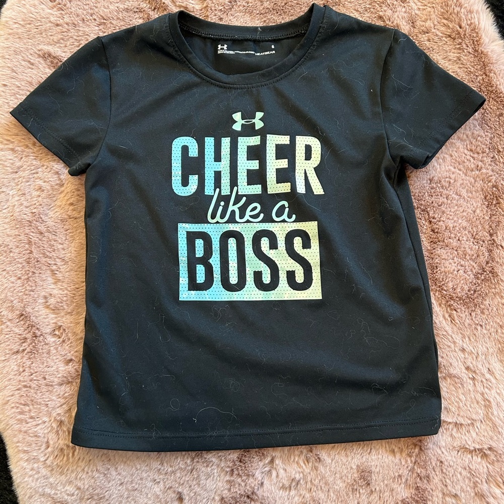 Under Armour “Cheer Like A Boss” Girls Shirt 5T